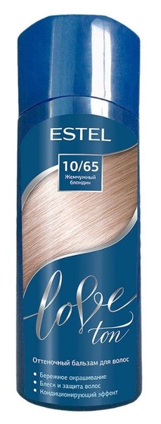 ESTEL LOVE БАЛЬЗАМ ДЛЯ ВОЛОС ОТТЕНОЧНЫЙ ТОН 10/65 ЖЕМЧУЖНЫЙ БЛОНДИН БАЛЬЗАМ ДЛЯ ВОЛОС 150 МЛ №1