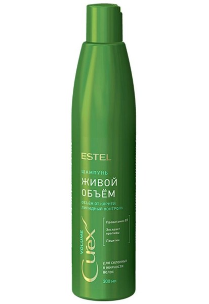 ESTEL CUREX VOLUME ШАМПУНЬ Д/ВОЛОС ЖИВОЙ ОБЪЕМ Д/ЖИРНЫХ ВОЛОС ШАМПУНЬ ДЛЯ ВОЛОС 300 МЛ №1