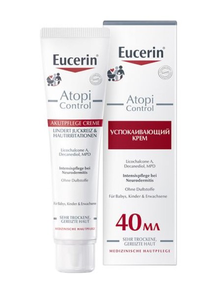 EUCERIN ATOPI CONTROL КРЕМ УСПОКАИВАЮЩИЙ КОСМЕТИЧЕСКИЙ КРЕМ  40 МЛ №1