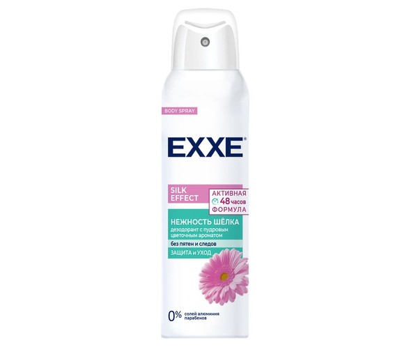 EXXE SILK EFFECT ДЕЗОДОРАНТ АЭРОЗОЛЬ ЖЕНСКИЙ НЕЖНОСТЬ ШЁЛКА ДЕЗОДОРАНТ-СПРЕЙ 150 МЛ №1