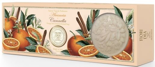 FIORI DEA МЫЛО КУСКОВОЕ АПЕЛЬСИН/КОРИЦА КОСМЕТИЧЕСКОЕ МЫЛО 125 Г №3