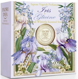 FIORI DEA МЫЛО КУСКОВОЕ ИРИС/ГЛИЦИНИЯ КОСМЕТИЧЕСКОЕ МЫЛО 100 Г №1