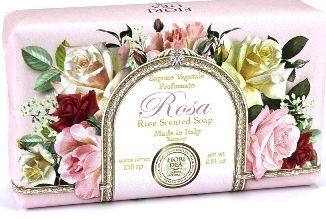 FIORI DEA МЫЛО КУСКОВОЕ РОЗА КОСМЕТИЧЕСКОЕ МЫЛО 250 Г №1