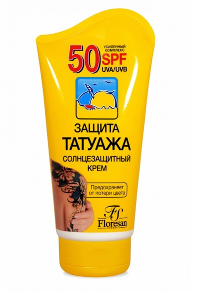 ФЛОРЕСАН КРЕМ СОЛНЦЕЗАЩ ЗАЩИТА ТАТУАЖА SPF 50 (Ф-413) КРЕМ СОЛНЦЕЗАЩИТНЫЙ 125 МЛ №1