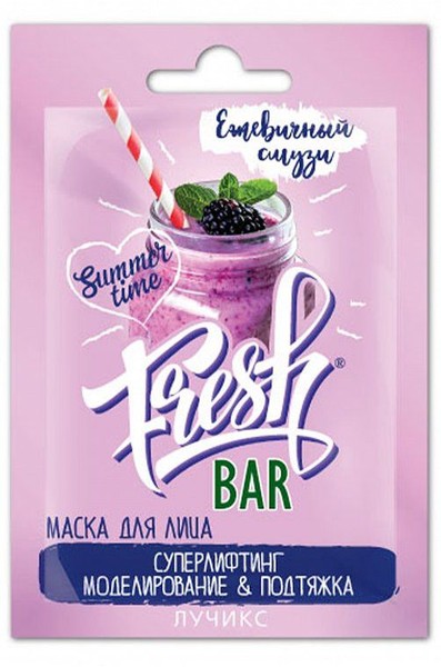 FRESHBAR МАСКА Д/ЛИЦА ЕЖЕВИЧНЫЙ СМУЗИ МАСКА 12 МЛ №1