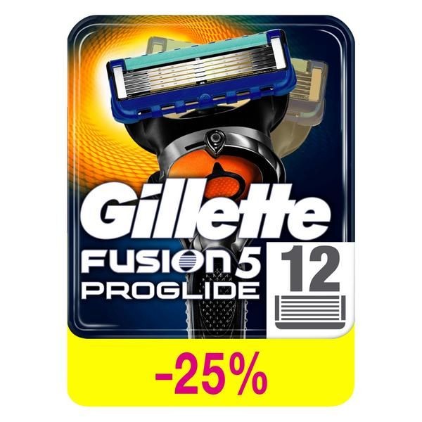 GILLETTE FUSION PROGLIDE СМЕННАЯ КАССЕТА Д/БРИТЬЯ КАССЕТЫ   №12