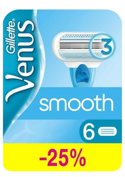 GILLETTE VENUS СМЕННАЯ КАССЕТА Д/БРИТЬЯ КАССЕТЫ   №6