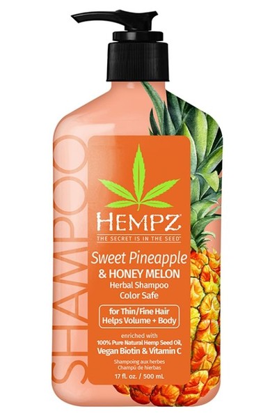 HEMPZ SWEET PINEAPPLE/HONEY MELON ШАМПУНЬ Д/ПРИДАНИЯ ОБЪЕМА АНАНАС/МЕДОВАЯ ДЫНЯ ШАМПУНЬ ДЛЯ ВОЛОС  500 МЛ №1