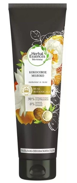 HERBAL ESSENCES БАЛЬЗАМ-ОПОЛАСКИВАТЕЛЬ КОКОСОВОЕ МОЛОКО КОСМЕТИЧЕСКИЙ БАЛЬЗАМ 275 МЛ №1