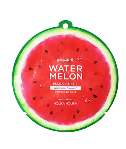 HOLIKA HOLIKA WATER MELON МАСКА Д/ЛИЦА ТКАНЕВАЯ С ЭКСТРАКТОМ АРБУЗА МАСКА ДЛЯ ЛИЦА 25 МЛ №1