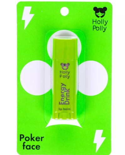 HOLLY POLLY POKER FACE БАЛЬЗАМ Д/ГУБ ENERGY DRINK БАЛЬЗАМ ДЛЯ ГУБ 4,8 Г №1