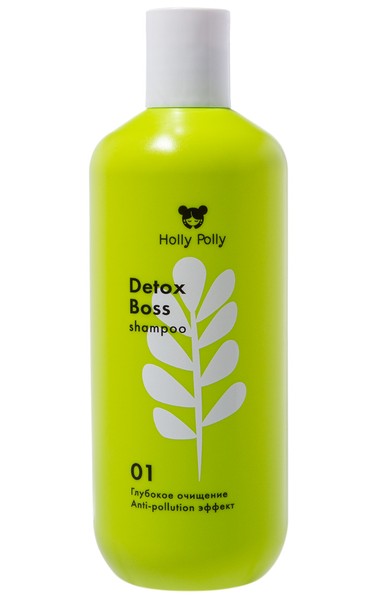 HOLLY POLLY DETOX BOSS ШАМПУНЬ Д/ВОЛОС ОБНОВЛЯЮЩИЙ ШАМПУНЬ ДЛЯ ВОЛОС 400 МЛ №1