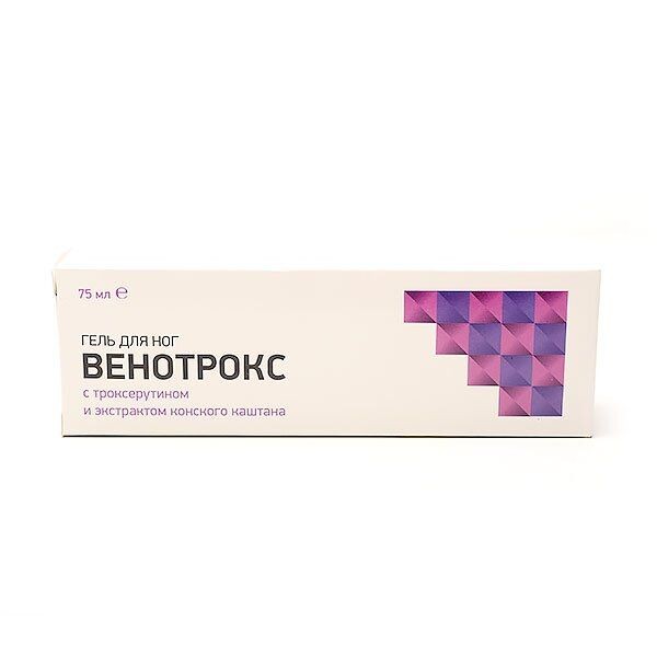 VITALIFE/VITASCIENCE ВЕНОТРОКС ГЕЛЬ Д/НОГ С ТРОКСЕРУТИНОМ КОСМЕТИЧЕСКИЙ ГЕЛЬ 75 МЛ №1