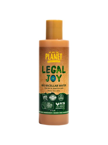 WE ARE THE PLANET LEGAL JOY ВОДА МИЦЕЛЛЯРНАЯ ДЛЯ СУХОЙ И ЧУВСТВИТЕЛЬНОЙ КОЖИ ВОДА МИЦЕЛЛЯРНАЯ  200 МЛ №1