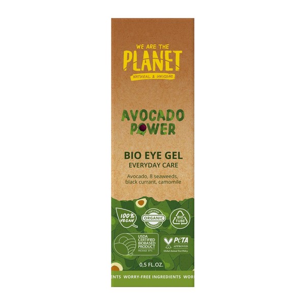 WE ARE THE PLANET AVOCADO POWER ГЕЛЬ Д/ВЕК/ОБЛАСТИ ВОКРУГ ГЛАЗ ЕЖЕДНЕВНЫЙ УХОД ГЕЛЬ ДЛЯ ВЕК  15 МЛ №1