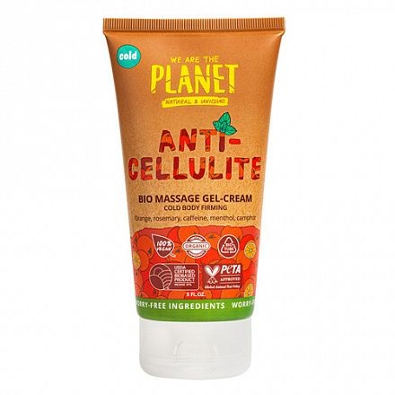 WE ARE THE PLANET ANTI-CELLULITE КРЕМ-ГЕЛЬ МАССАЖНЫЙ ОХЛАЖДАЮЩИЙ КРЕМ-ГЕЛЬ  150 МЛ №1