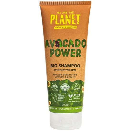 WE ARE THE PLANET AVOCADO POWER ШАМПУНЬ Д/ВОЛОС ОБЪЕМ И СИЛА ШАМПУНЬ ДЛЯ ВОЛОС  200 МЛ №1