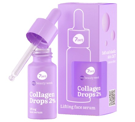 7 ДЕЙС (7 DAYS) MY BEAUTY WEEK СЫВОРОТКА ДЛЯ ЛИЦА ЛИФТИНГ-ЭФФЕКТ COLLAGEN DROPS 1%