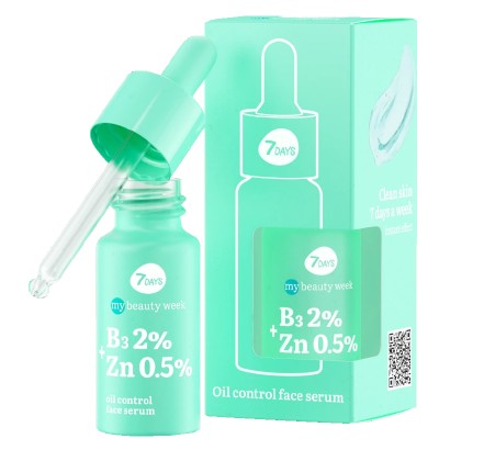 7 ДЕЙС (7 DAYS) MY BEAUTY WEEK СЫВОРОТКА ДЛЯ ЛИЦА СЕБОРЕГУЛИРУЮЩАЯ B3 2%+ZN 0,5%