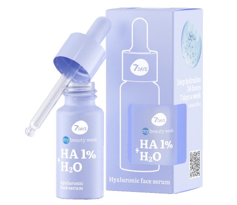 7 ДЕЙС (7 DAYS) MY BEAUTY WEEK СЫВОРОТКА ДЛЯ ЛИЦА УВЛАЖНЯЮЩАЯ HA 1%+H2O
