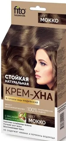 ФИТОКОСМЕТИК КРЕМ-ХНА Д/ВОЛОС ИНДИЙСКАЯ МОККО КРАСКА ДЛЯ ВОЛОС 50 МЛ №1