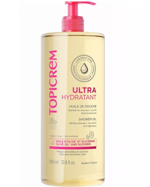 TOPICREM ULTRA-HYDRATANT МАСЛО Д/ДУША КОСМЕТИЧЕСКОЕ МАСЛО  1000 МЛ №1