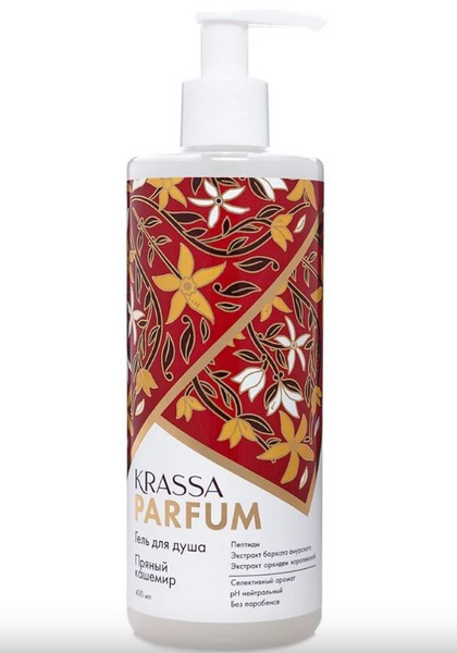KRASSA PARFUM ГЕЛЬ Д/ДУША ПРЯНЫЙ КАШЕМИР ГЕЛЬ ДЛЯ ДУША  400 МЛ №1