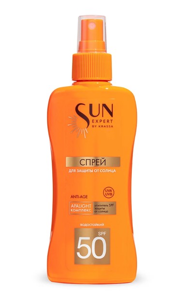 Krassa sun expert спрей для защиты от солнца spf 50