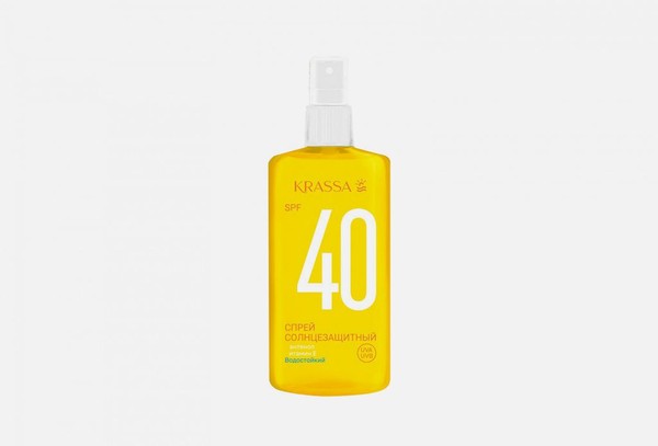 KRASSA СПРЕЙ Д/ТЕЛА СОЛНЦЕЗАЩИТНЫЙ SPF 40+ КОСМЕТИЧЕСКИЙ СПРЕЙ  150 МЛ №1