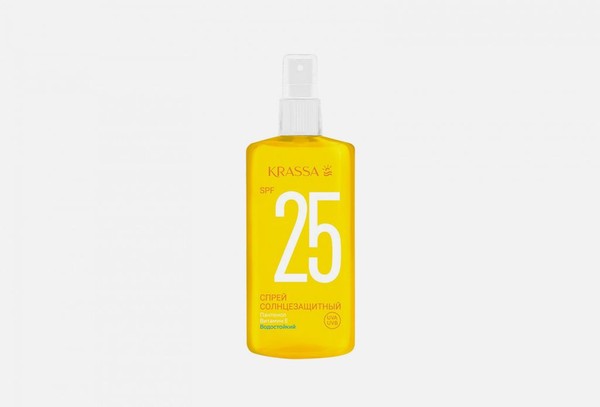 KRASSA СПРЕЙ Д/ТЕЛА СОЛНЦЕЗАЩИТНЫЙ SPF 25 КОСМЕТИЧЕСКИЙ СПРЕЙ  150 МЛ №1