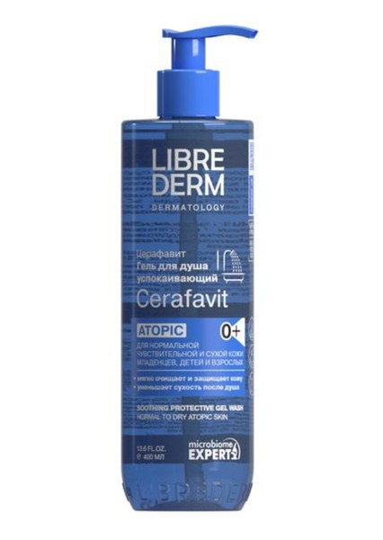 LIBREDERM CERAFAVIT ГЕЛЬ Д/ДУША С ЗАЩИТНЫМИ СВОЙСТВАМИ УСПОКАИВАЮЩИЙ ГЕЛЬ ДЛЯ ДУША  400 МЛ №1