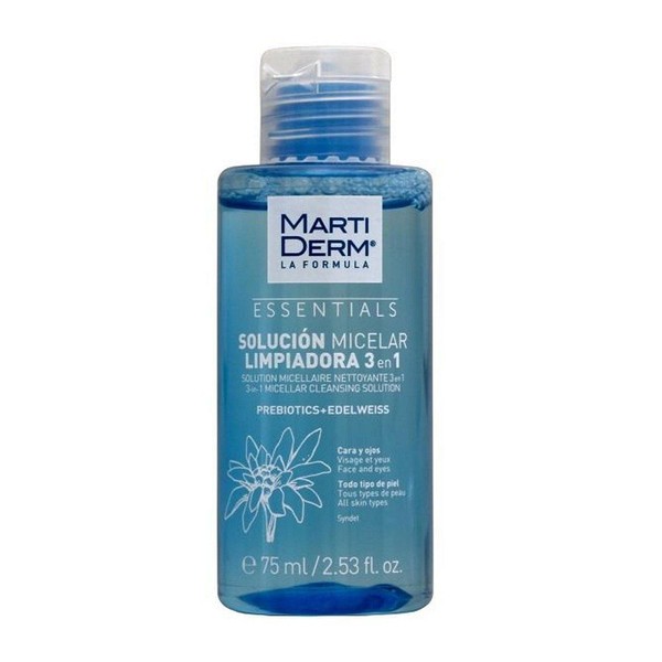 MARTIDERM ESSENTIALS 3-В-1 РАСТВОР Д/УМЫВАНИЯ МИЦЕЛЛЯРНЫЙ ВОДА МИЦЕЛЛЯРНАЯ  75 МЛ №1