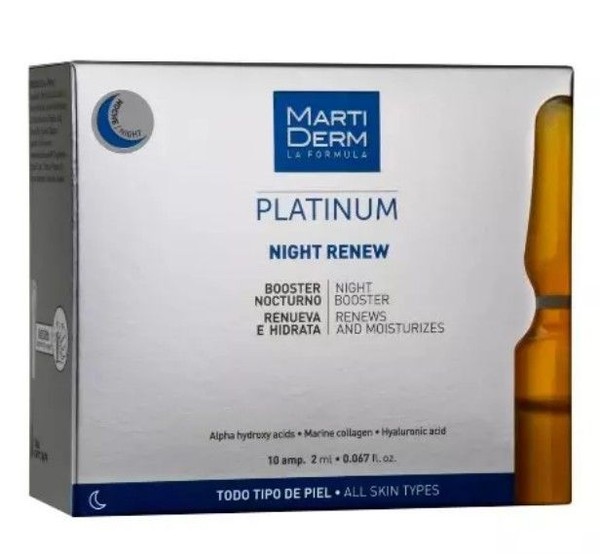 MARTIDERM PLATINUM NIGHT RENEW СЫВОРОТКА КОСМЕТИЧЕСКАЯ СЫВОРОТКА  2 МЛ №10