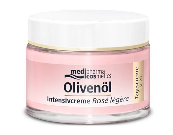 MEDIPHARMA COSMETICS OLIVENOL ИНТЕНСИВ РОЗА КРЕМ ЛЕГКИЙ ДЛЯ ЛИЦА SPF 20 КРЕМ ДЛЯ ЛИЦА 50 МЛ №1