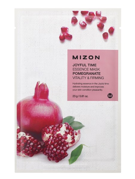 MIZON POMEGRANATE МАСКА Д/ЛИЦА ТКАНЕВАЯ С ЭКСТРАКТОМ ГРАНАТА МАСКА ДЛЯ ЛИЦА 23 МЛ №1