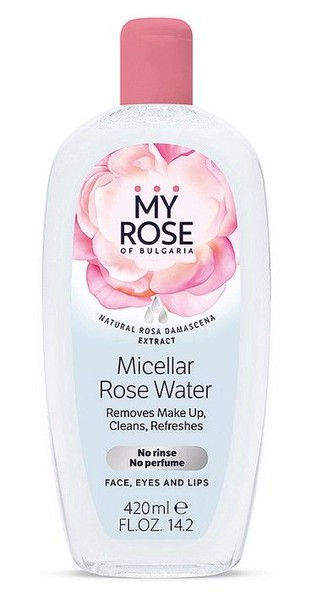 MY ROSE OF BULGARIA МИЦЕЛЛЯРНАЯ РОЗОВАЯ ВОДА MICELLAR ROSE WATER ВОДА МИЦЕЛЛЯРНАЯ 420 МЛ №1