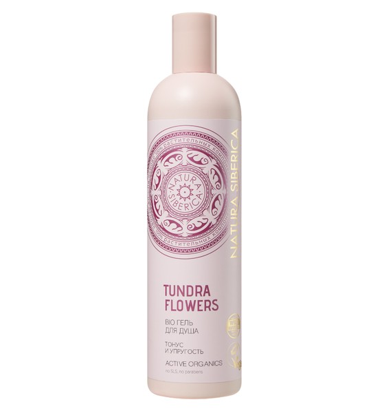 NATURA SIBERICA TUNDRA FLOWERS BIO ГЕЛЬ Д/ДУША ТОНУС И УПРУГОСТЬ ГЕЛЬ ДЛЯ ДУША 400 МЛ №1