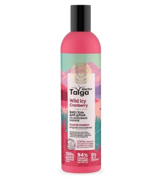 NATURA SIBERICA DOCTOR TAIGA БИО ГЕЛЬ ДЛЯ ДУША ЯГОДНОЕ ОМОЛОЖЕНИЕ ГЕЛЬ ДЛЯ ДУША 400 МЛ №1