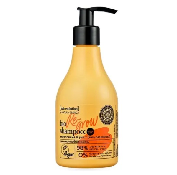 NATURA SIBERICA HAIR EVOLUTION ШАМПУНЬ Д/ВОЛОС УКРЕПЛЕНИЕ/РОСТ RE-GROW ШАМПУНЬ ДЛЯ ВОЛОС 250 МЛ №1