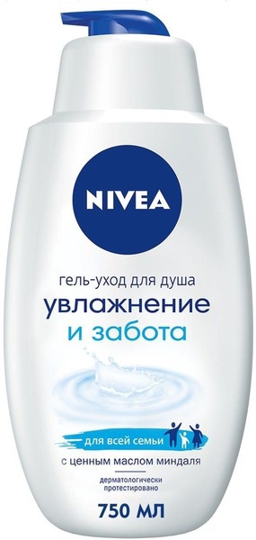 NIVEA УВЛАЖНЕНИЕ И ЗАБОТА ГЕЛЬ-УХОД Д/ДУША ГЕЛЬ ДЛЯ ДУША 750 МЛ №1