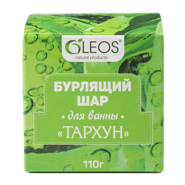 OLEOS ШАР Д/ВАНН БУРЛЯЩИЙ ТАРХУН КОСМЕТИЧЕСКИЕ СРЕДСТВА ДЛЯ РАСТВОРЕНИЯ 110 Г №1