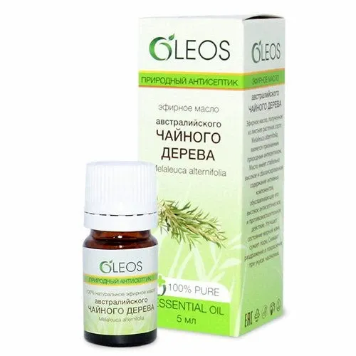 OLEOS ПРИРОДНЫЙ АНТИСЕПТИК МАСЛО ЭФИРНОЕ ЧАЙНОЕ ДЕРЕВО ЭФИРНОЕ МАСЛО  5 МЛ №1