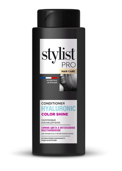 STYLIST PRO HAIR CARE HYALURONIC БАЛЬЗАМ Д/ВОЛОС CИЯНИЕ ЦВЕТА/ИНТЕНСИВНОЕ ВОССТАНОВЛЕНИЕ ГИАЛУРОНОВЫЙ БАЛЬЗАМ ДЛЯ ВОЛОС  280 МЛ №1