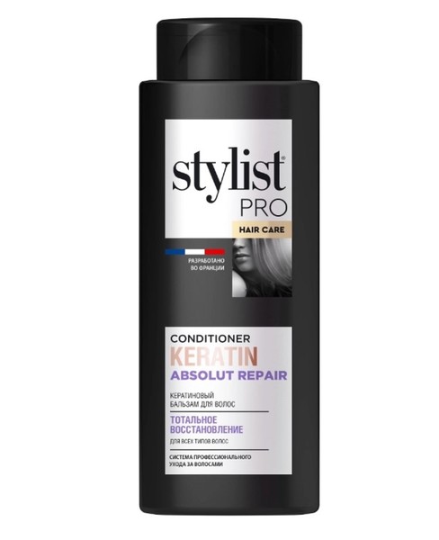 STYLIST PRO HAIR CARE KERATIN БАЛЬЗАМ Д/ВОЛОС ТОТАЛЬНОЕ ВОССТАНОВЛЕНИЕ КЕРАТИНОВЫЙ БАЛЬЗАМ ДЛЯ ВОЛОС  280 МЛ №1