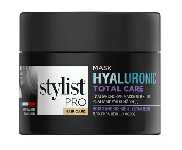 STYLIST PRO HAIR CARE HYALURONIC МАСКА Д/ВОЛОС РЕАНИМИРУЮЩИЙ УХОД ГИАЛУРОНОВАЯ МАСКА ДЛЯ ВОЛОС  220 МЛ №1