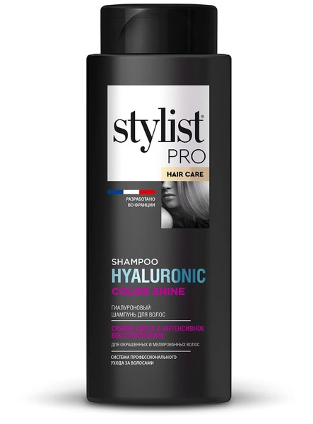 STYLIST PRO HAIR CARE HYALURONIC ШАМПУНЬ Д/ВОЛОС СИЯНИЕ ЦВЕТА/ИНТЕНСИВНОЕ ВОССТАНОВЛЕНИЕ ГИАЛУРОНОВЫЙ ШАМПУНЬ ДЛЯ ВОЛОС  280 МЛ №1