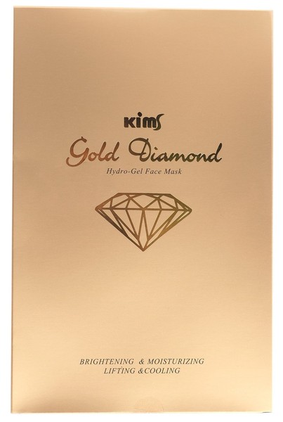 KIMS GOLD DIAMOND МАСКА Д/ЛИЦА ЗОЛОТАЯ ПИТАТЕЛЬНАЯ МАСКА ТКАНЕВАЯ   №5