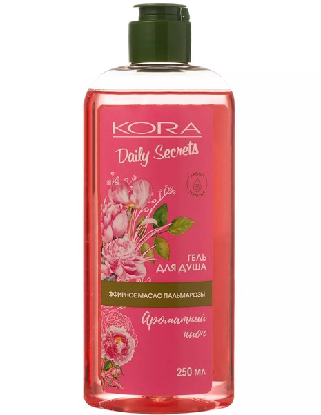 КОРА DAILY SECRETS ГЕЛЬ Д/ДУША АРОМАТНЫЙ ПИОН ГЕЛЬ ДЛЯ ДУША 250 МЛ №1