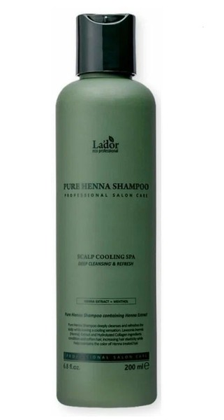 LADOR PURE HENNA ШАМПУНЬ Д/ВОЛОС УКРЕПЛЯЮЩИЙ С ХНОЙ ШАМПУНЬ ДЛЯ ВОЛОС  200 МЛ №1