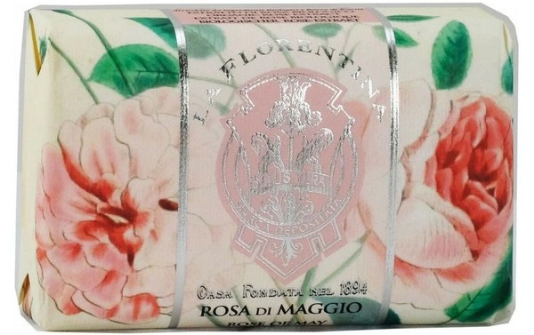 LA FLORENTINA МЫЛО ТУАЛЕТНОЕ ТВЕРДОЕ МАЙСКАЯ РОЗА КОСМЕТИЧЕСКОЕ МЫЛО  200 Г №1